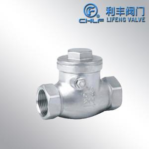 H14W內(nèi)螺紋旋啟式止回閥